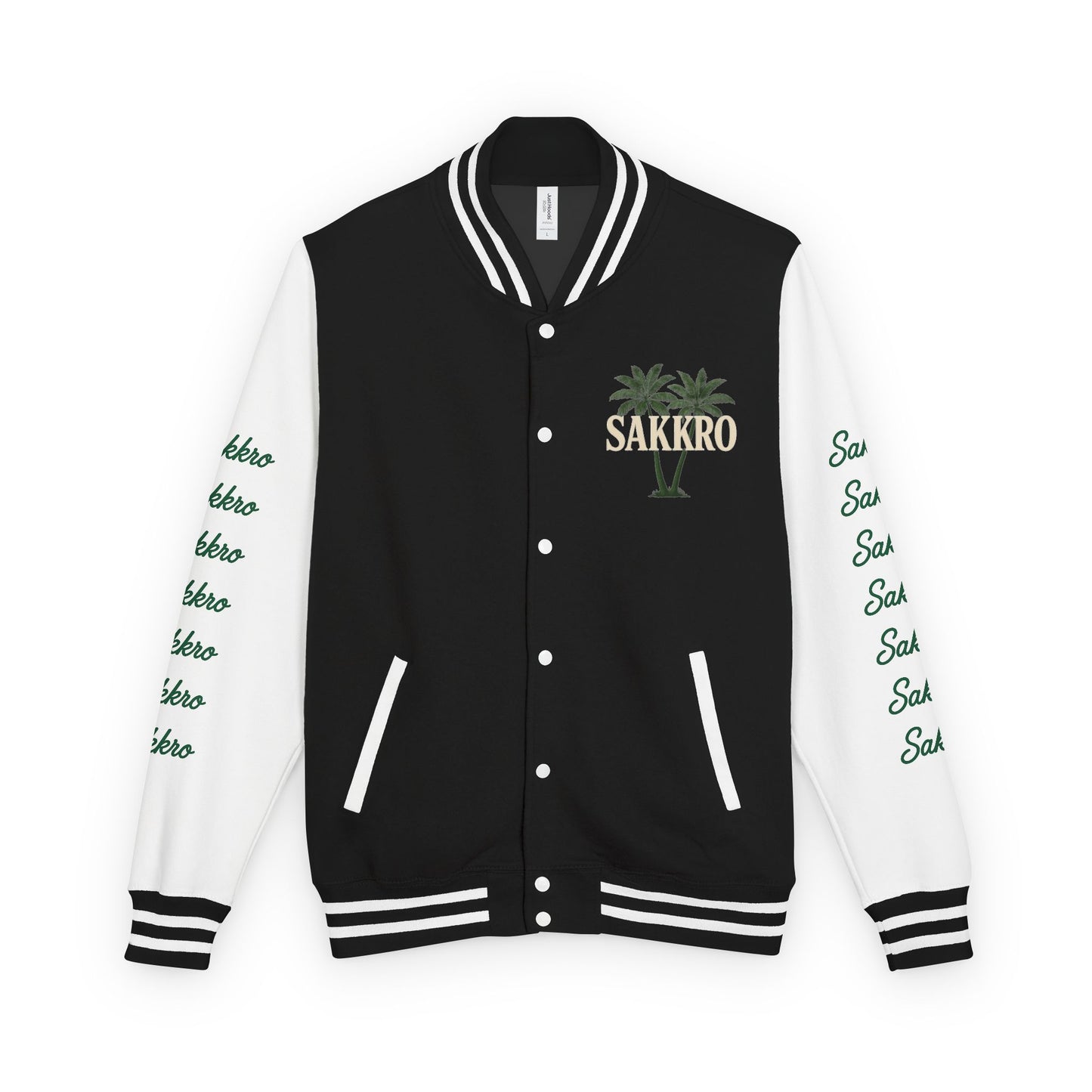 SK PALM TREE VARSITY JACKET