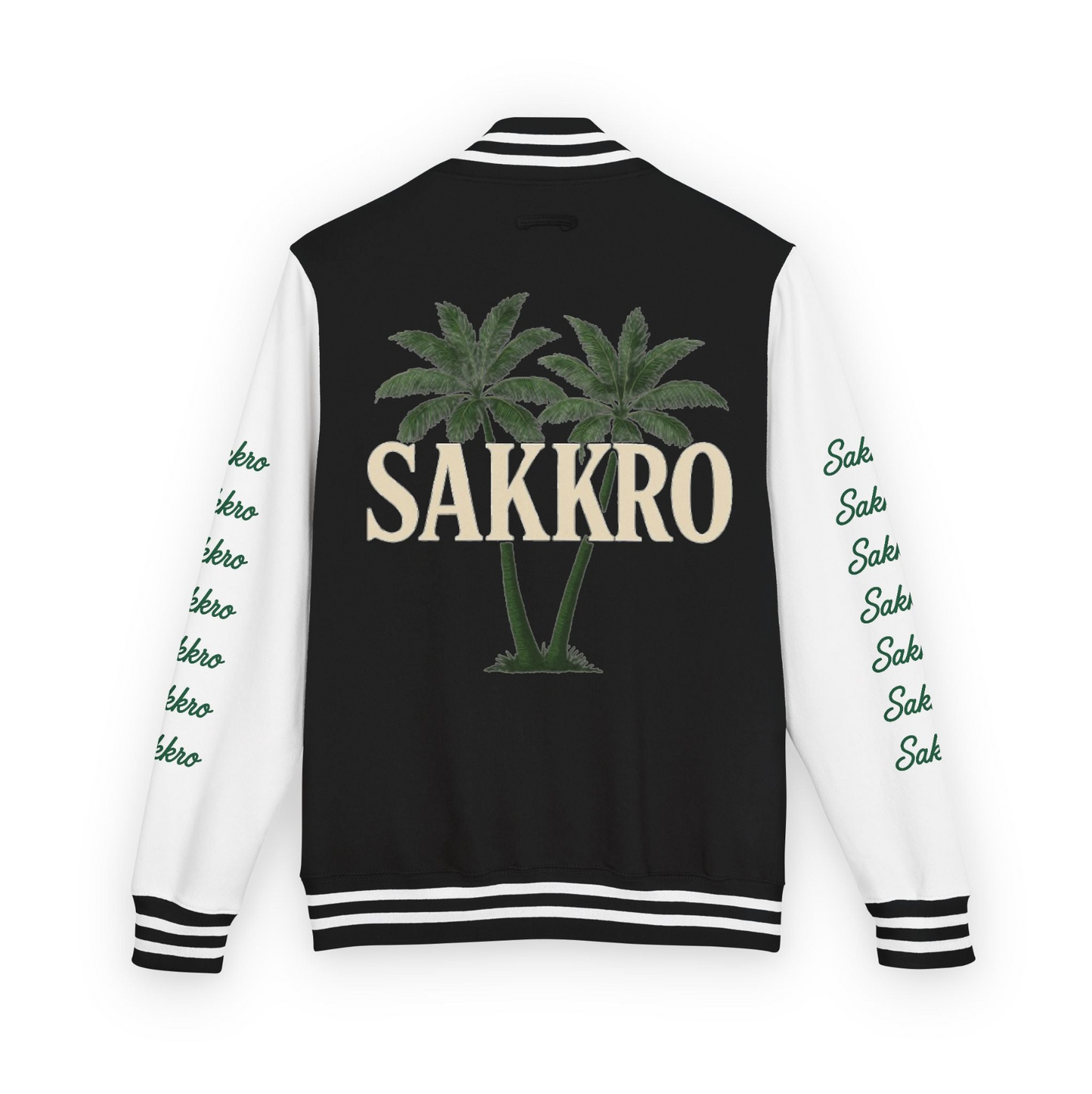 SK PALM TREE VARSITY JACKET